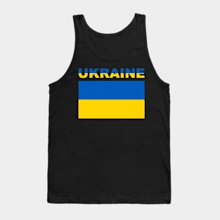 Ukraine Flag Tank Top